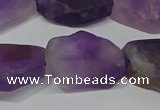 CNG5118 15.5 inches 14*20mm - 18*25mm freeform matte amethyst beads