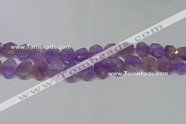 CNG5131 15.5 inches 15*18mm - 15*20mm faceted freeform ametrine beads