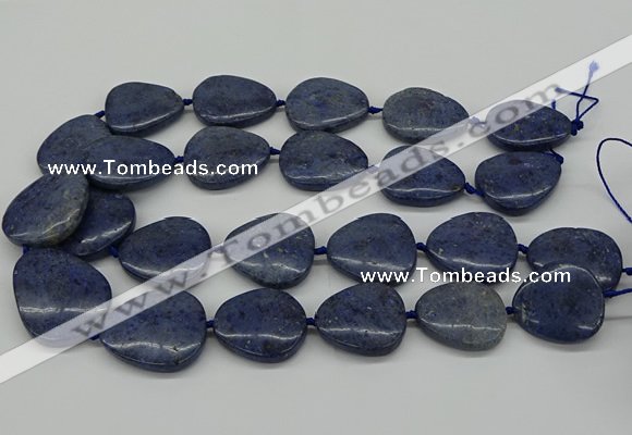 CNG5164 15.5 inches 16*22mm - 30*35mm freeform blue dumortierite beads