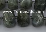 CNG5221 15.5 inches 12*16mm - 15*20mm faceted nuggets labradorite beads