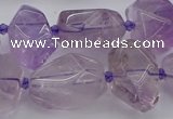 CNG5234 15.5 inches 13*18mm - 18*25mm faceted nuggets amethyst beads