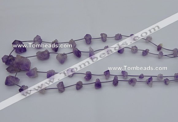 CNG5260 15.5 inches 5*8mm - 15*20mm nuggets amethyst beads