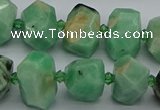 CNG5272 15.5 inches 10*14mm - 13*18mm faceted nuggets emerald  beads