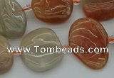 CNG5290 15.5 inches 13*18mm - 15*20mm freeform moonstone beads