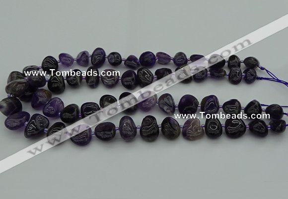 CNG5296 15.5 inches 10*14mm - 15*20mm nuggets amethyst beads