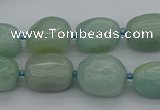 CNG5299 15.5 inches 8*12mm - 12*16mm nuggets amazonite beads