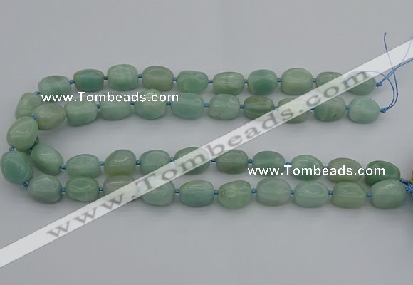 CNG5299 15.5 inches 8*12mm - 12*16mm nuggets amazonite beads