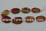 CNG5317 15.5 inches 25*35mm - 35*45mm freeform agate beads