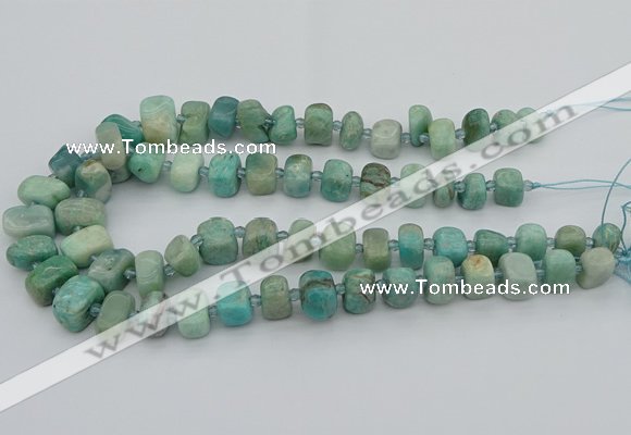 CNG5378 15.5 inches 8*12mm - 12*16mm nuggets amazonite beads