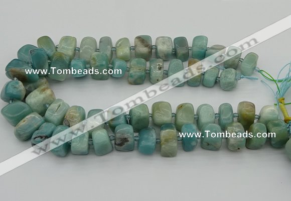 CNG5380 15.5 inches 10*14mm - 13*18mm nuggets amazonite beads