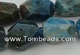 CNG5388 15.5 inches 12*16mm - 15*25mm faceted nuggets apatite beads