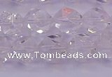 CNG5472 15.5 inches 8mm faceted nuggets white crystal beads