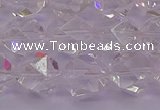 CNG5473 15.5 inches 10mm faceted nuggets white crystal beads