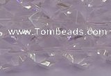 CNG5474 15.5 inches 12mm faceted nuggets white crystal beads