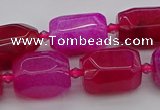 CNG5525 15.5 inches 12*16mm - 15*20mm faceted nuggets agate beads