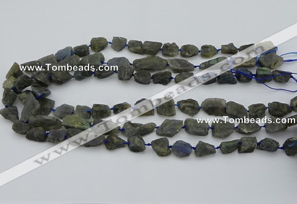 CNG5528 15.5 inches 10*14mm - 15*20mm nuggets labradorite beads