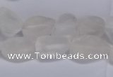 CNG5530 15.5 inches 10*14mm - 12*16mm nuggets white crystal beads