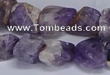 CNG5532 15.5 inches 10*14mm - 12*16mm nuggets dogtooth amethyst beads