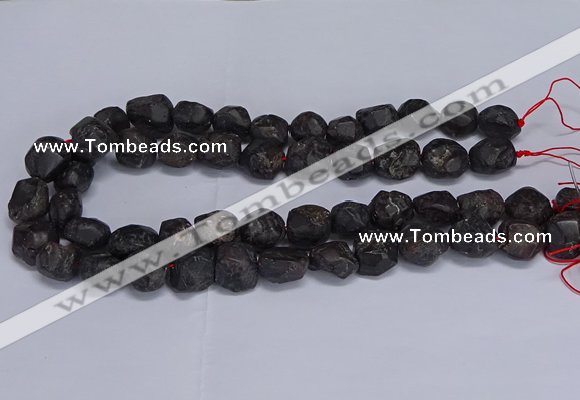 CNG5535 15.5 inches 10*14mm - 12*16mm nuggets garnet beads