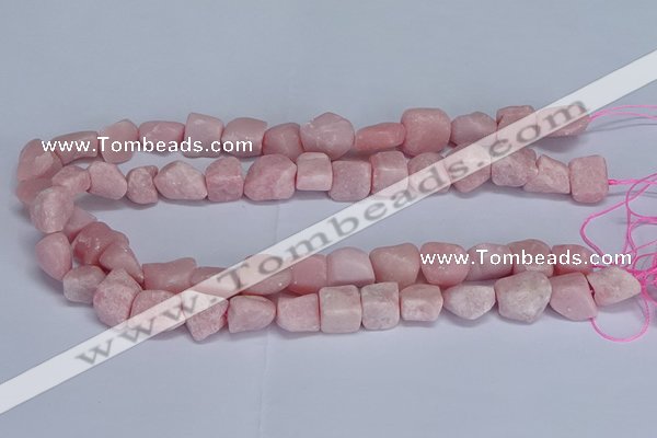 CNG5536 15.5 inches 10*14mm - 12*16mm nuggets Chinese pink opal beads