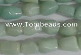 CNG554 15.5 inches 6*8mm nuggets amazonite gemstone beads