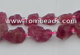 CNG5550 15.5 inches 4*6mm - 8*12mm nuggets pink tourmaline beads