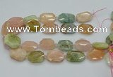 CNG5593 15.5 inches 20*25mm - 25*30mm faceted freeform morganite beads