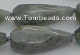 CNG5642 15.5 inches 15*35mm - 18*45mm faceted teardrop labradorite beads