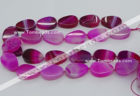 CNG5663 15.5 inches 22*30mm freeform agate gemstone beads