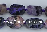 CNG5685 15.5 inche 12*16mm - 15*20mm faceted nuggets charoite beads