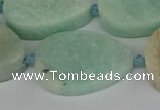 CNG5702 15.5 inches 22*30mm - 28*35mm freeform amazonite beads