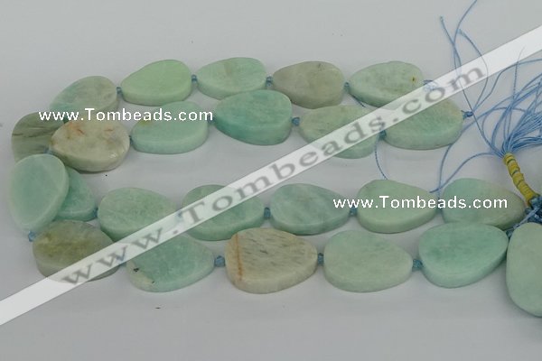 CNG5702 15.5 inches 22*30mm - 28*35mm freeform amazonite beads