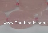 CNG5705 15.5 inches 22*30mm - 28*35mm freeform rose quartz beads