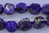 CNG5711 15.5 inches 10*14mm - 12*15mm faceted freeform charoite beads