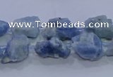 CNG5725 10*14mm - 12*16mm nuggets aquamarine beads wholesale