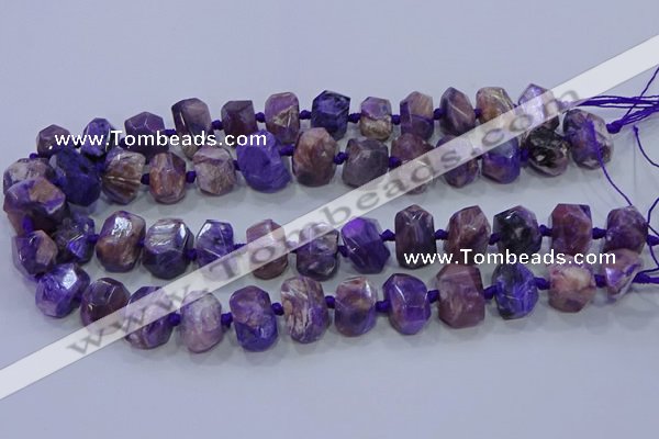 CNG5730 12*16mm - 13*18mm faceted nuggets charoite beads