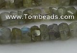 CNG5751 15.5 inches 5*7mm faceted nuggets labradorite beads