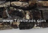 CNG576 5*6mm – 7*12mm nuggets black tourmaline gemstone beads