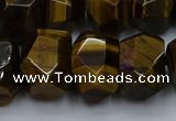 CNG5771 12*16mm - 13*18mm faceted nuggets yellow tiger eye beads