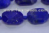 CNG5817 15.5 inches 10*14mm - 12*16mm faceted freeform lapis lazuli beads