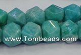 CNG5841 15.5 inches 10*12mm - 12*14mm faceted nuggets amazonite beads