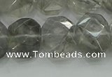 CNG5870 15.5 inches 8*12mm - 12*16mm faceted freeform cloudy quartz beads