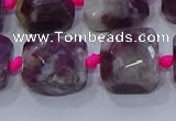 CNG5886 15.5 inches 10*12mm - 10*14mm faceted freeform tourmaline beads