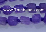 CNG5902 15.5 inches 4*6mm - 6*10mm nuggets rough amethyst beads