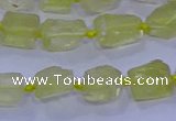 CNG5903 15.5 inches 4*6mm - 6*10mm nuggets rough lemon quartz beads