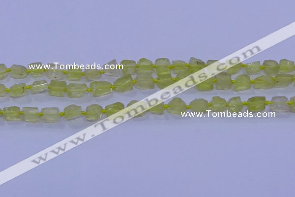 CNG5903 15.5 inches 4*6mm - 6*10mm nuggets rough lemon quartz beads