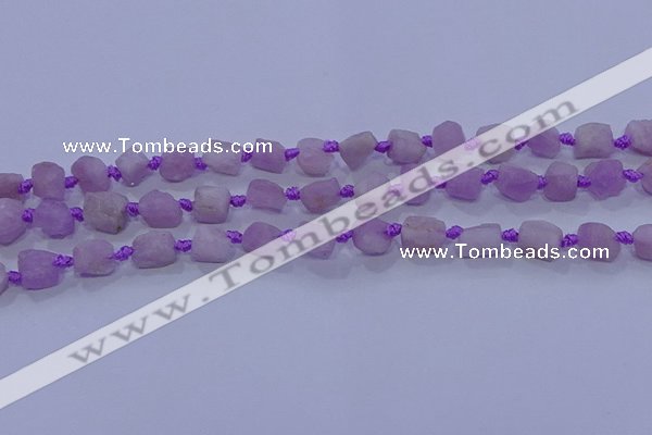 CNG5911 15.5 inches 4*6mm - 6*10mm nuggets rough kunzite beads