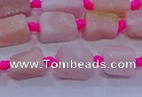 CNG5913 15.5 inches 4*6mm - 6*10mm nuggets rough pink opal beads