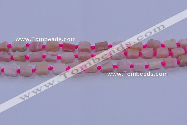 CNG5913 15.5 inches 4*6mm - 6*10mm nuggets rough pink opal beads