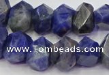 CNG5928 15.5 inches 10*14mm - 13*18mm faceted nuggets sodalite beads